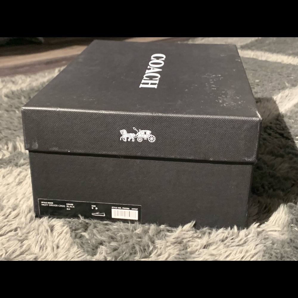 Coach Mott Driver in Black. Size 9D - Picture 3 of 11